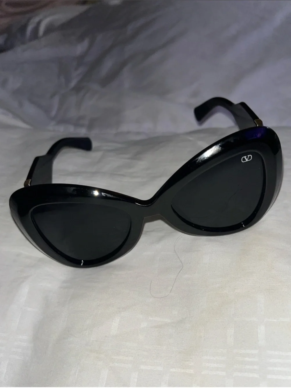 Black Cat-Eye Women's Sunglasses